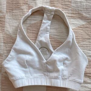 Hyde yoga - sports bra XS - white organic cotton